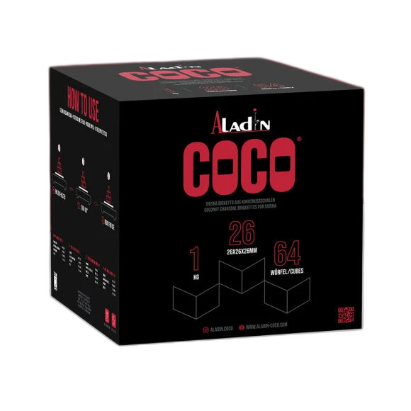 Aladin Coco - 25er - Naturkohle - 1kg