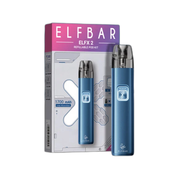 Elfbar ELFX 2 - Ocean Blue - Refillable Pod Kit