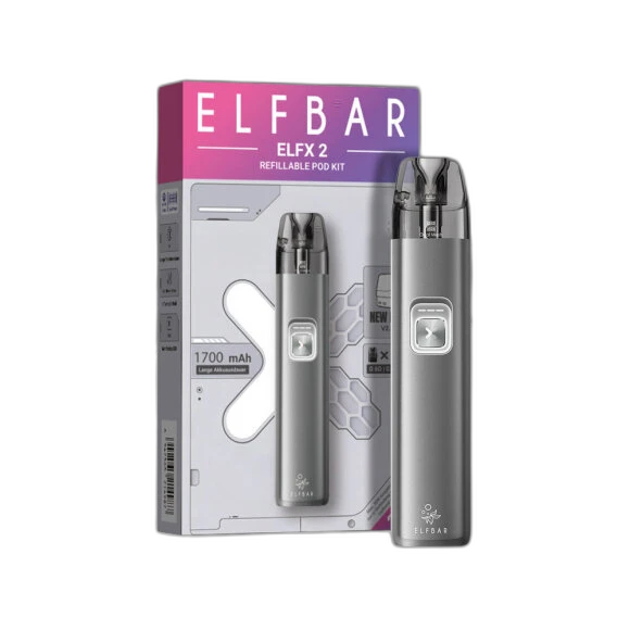 Elfbar ELFX 2 - Space Grey - Refillable Pod Kit