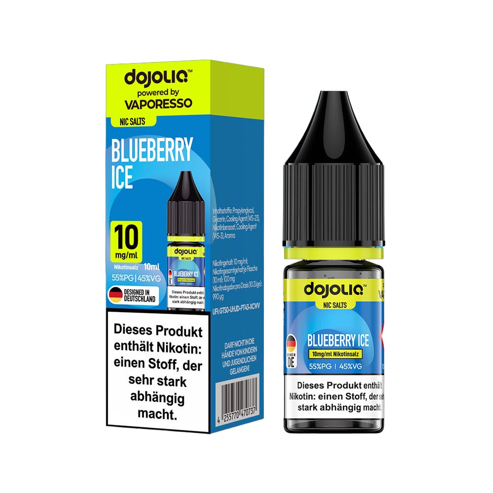 DOJOLIQ - Blueberry Ice 10mg/ml - E-Liquid