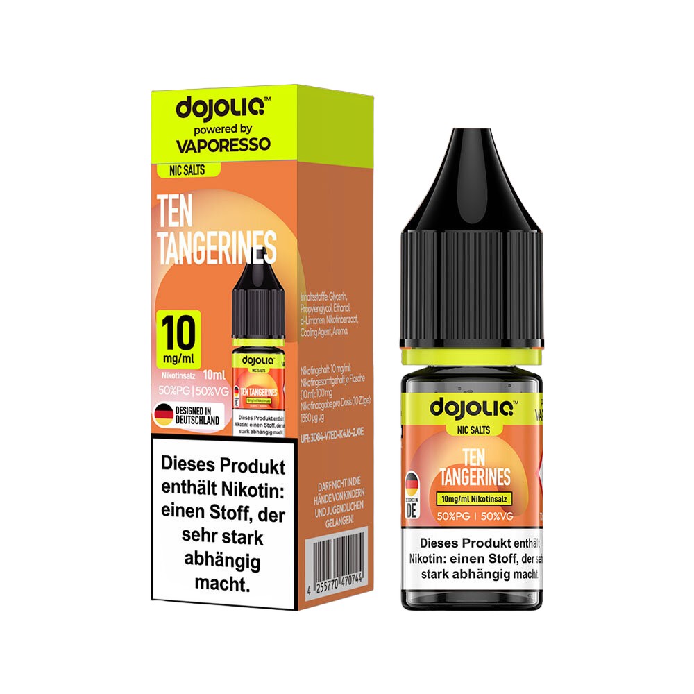 DOJOLIQ - Ten Tangerines 10mg/ml - E-Liquid