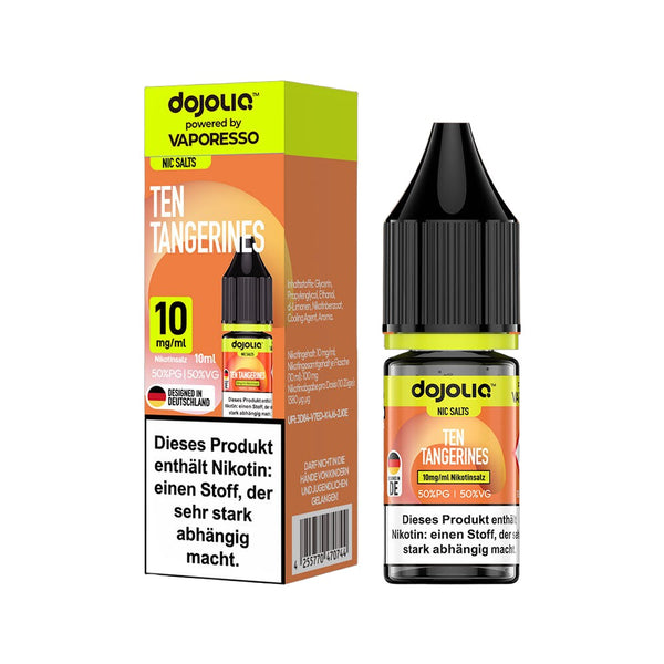 DOJOLIQ - Ten Tangerines 10mg/ml - Nikotinsalz-Liquid