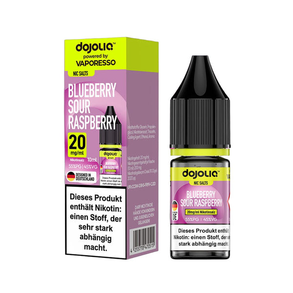 DOJOLIQ - Blueberry Sour Raspberry 20mg/ml - Nikotinsalz-Liquid