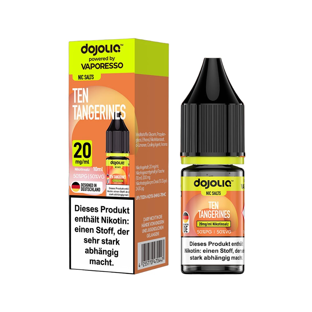 DOJOLIQ - Ten Tangerines 20mg/ml - E-Liquid