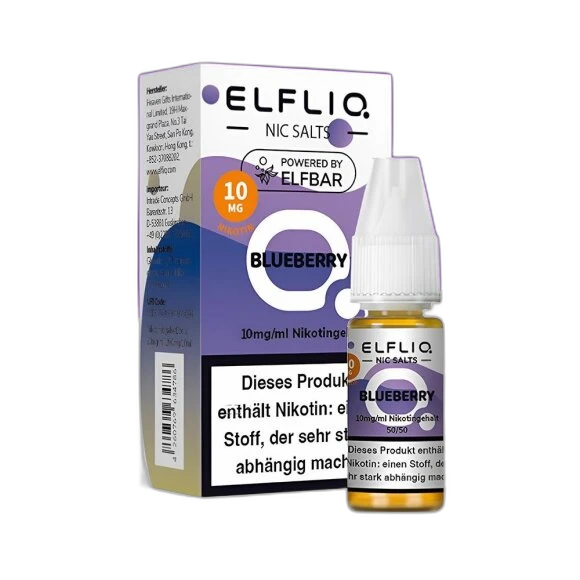 Elfliq by Elfbar - Blueberry 10mg/ml - E-Liquid