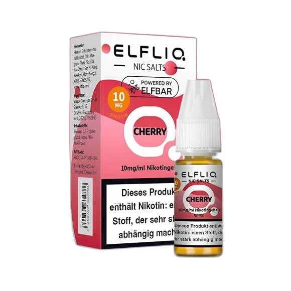 Elfliq by Elfbar - Cherry 10mg/ml - E-Liquid