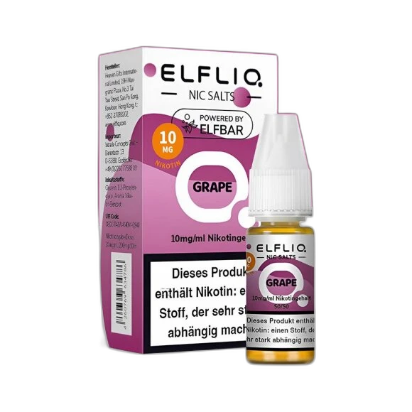 Elfliq by Elfbar - Grape 10mg/ml - E-Liquid