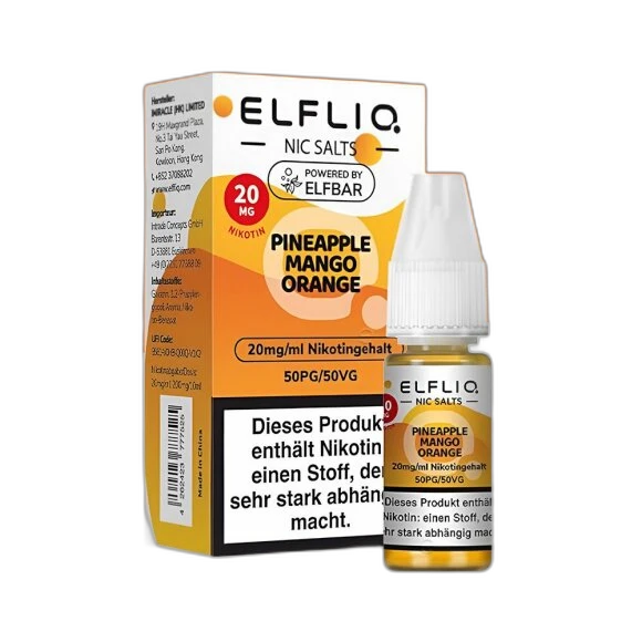 Elfliq by Elfbar - Pineapple Mango Orange 20mg/ml - E-Liquid