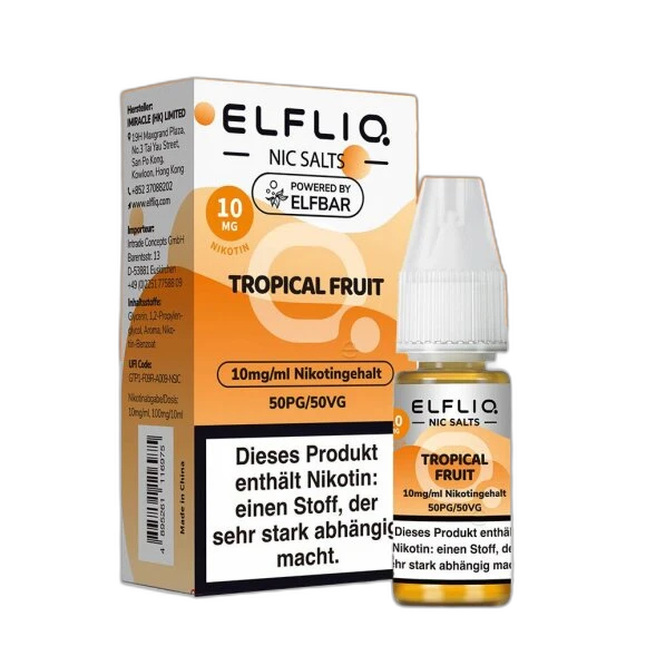 Elfliq by Elfbar - Tropical Fruit 10mg/ml - E-Liquid