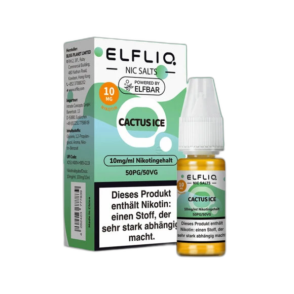 Elfliq by Elfbar - Cactus Ice 10mg/ml - E-Liquid