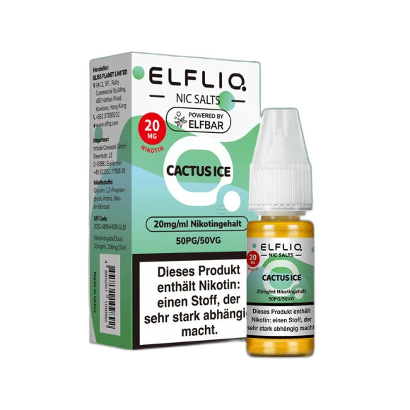 Elfliq by Elfbar - Cactus Ice 20mg/ml - E-Liquid
