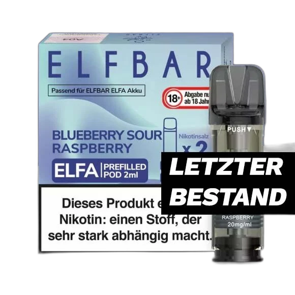 ELFA by Elfbar - Blueberry Sour Raspberry - Pod (2er Pack)
