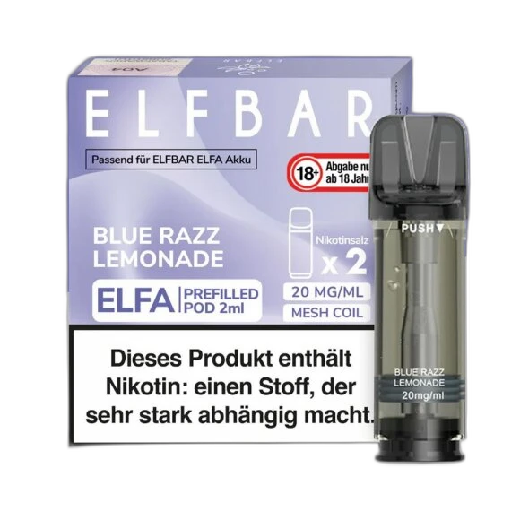ELFA by Elfbar - Blue Razz Lemonade - Pod (2er Pack)