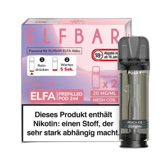 ELFA by Elfbar - Peach Ice - Pod (2er Pack)