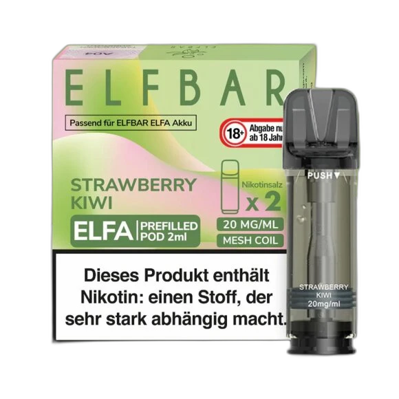 ELFA by Elfbar - Strawberry Kiwi - Pod (2er Pack)