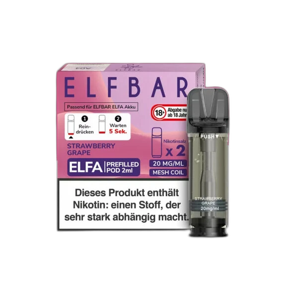ELFA by Elfbar - Strawberry Grape - Pod (2er Pack)