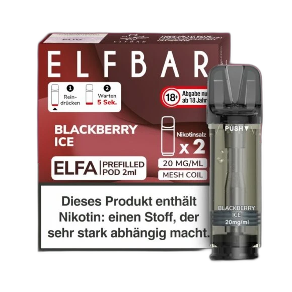ELFA by Elfbar - Blackberry Ice - Pod (2er Pack)