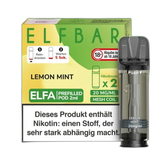 ELFA by Elfbar - Lemon Mint - Pod (2er Pack)
