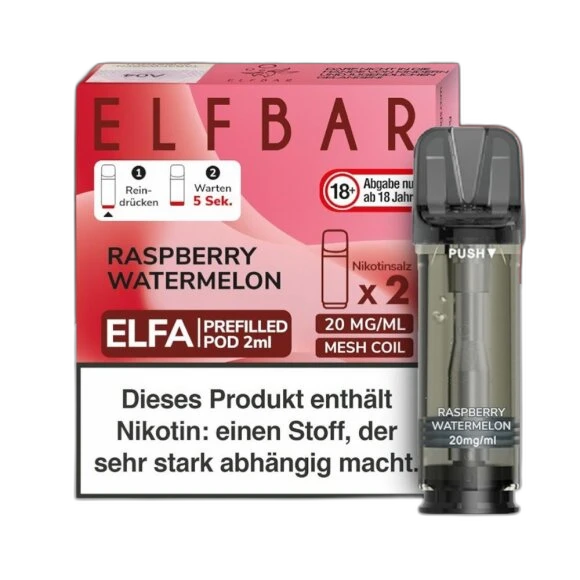 ELFA by Elfbar - Raspberry Watermelon - Pod (2er Pack)
