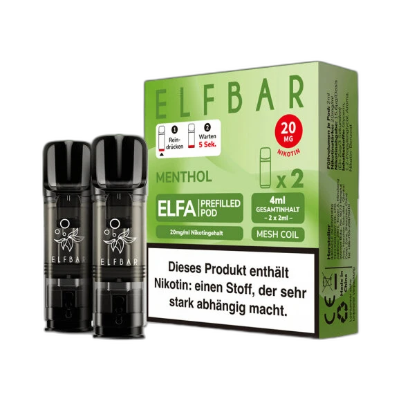 ELFA by Elfbar - Menthol - Pod (2er Pack)
