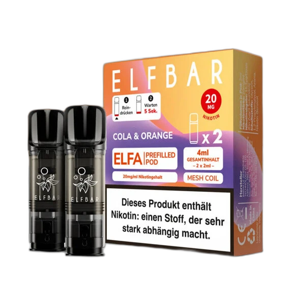 ELFA by Elfbar - Cola & Orange - Pod (2er Pack)