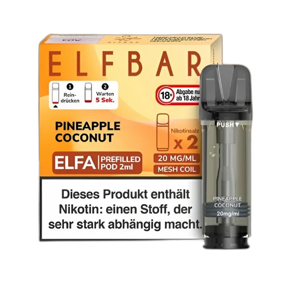 ELFA by Elfbar - Pineapple Coconut – Pod (2er Pack)