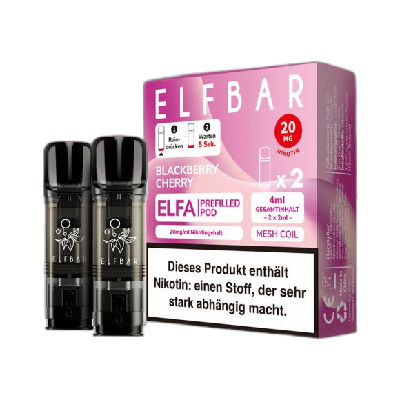 ELFA by Elfbar - Blackberry Cherry - Pod (2er Pack)