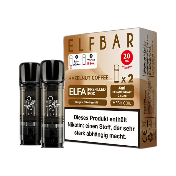 ELFA by Elfbar - Hazelnut Coffee - Pod (2er Pack)