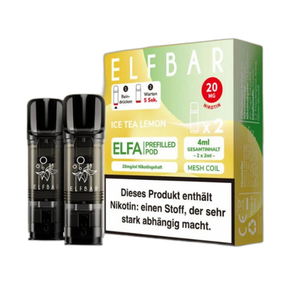 ELFA by Elfbar - Ice Tea Lemon - Pod (2er Pack)