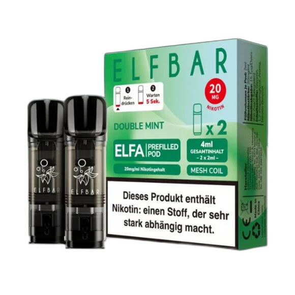 ELFA by Elfbar - Double Mint - Pod (2er Pack)